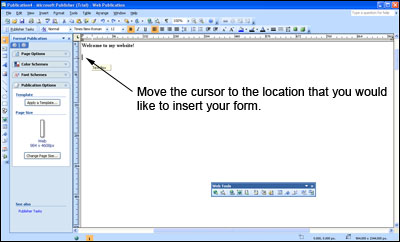 Select Location for Form