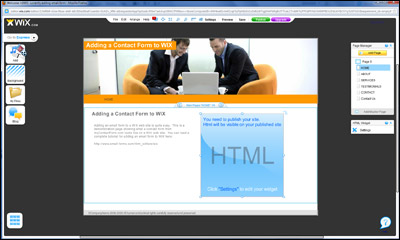 Manuver the HTML Widget